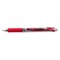 Pentel EnerGel RTX Retractable Liquid Gel Pen, (0.7mm) Metal Tip, Medium Line, Red Ink, 1 Dozen, 12PK BL77-B - alternate 4