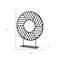 Homeroots Black Metal Round Geometric Sculpture 392548 - alternate 9