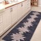 Jonathan Y Peyton Minimalist Geometric Totem Non-Slip Machine-Washable Charcoal/Cream 2 ft. x 8 ft. Runner Rug WSH510H-28 - alternate 6