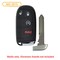 Aks Keys Dodge Jeep Smart Key Shell 4B RS-DODGE-02 - alternate 2