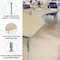 Flash Furniture Commercial Adjustable Height Kidney Activity Table-Standard Legs in LT NAT XU-A4896-KIDNY-LTNAT-T-A-GG - alternate 10