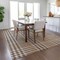 Homeroots 3' X 5' Brown And Beige Plaid Washable Indoor Outdoor Area Rug 601464 - alternate 9
