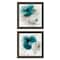 Homeroots Set Of Two Poppy 1 Black Framed Print Wall Art, 2PK 408065 - alternate 1