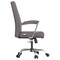 Leisuremod Evander Office Chair in Upholstered Leather and Iron Frame with Swivel and Tilt, Grey EO20GRL - alternate 10