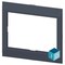 Siemens cover frame for door cutout 104.6 x 75.8 mm WxH, accessory for: motor 3VA9257-0SB30 - alternate 3