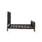 Homeroots Three Piece Black Solid Wood Bedroom Set 569572 - alternate 8