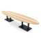 Skutchi Designs Oval Conference Table With Power, 48 in W, 168 in L, Brown HAR-OVL-48X168-DOU.BK-K525-NA - alternate 1