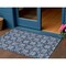Homeroots 3' X 5' Navy Blue And Ivory Floral Washable Indoor Outdoor Area Rug 595973 - alternate 1
