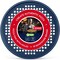 Bakken- Swiss BAKKEN Pizza Pan, Round Perforated, Nonstick Marble Coating, Dishwasher Safe, Blue BAKPIZRB1 - alternate 1