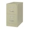Hirsh 15" W 2 Drawer Vertical File Cabinet, Putty, Letter 14415 - alternate 6
