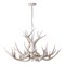 Jonathan Y Eldora 33" 6-Light Rustic Farmhouse Adjustable Resin Antler LED Chandelier, Beige JYL6318B - alternate 12