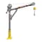 Oz Lifting Products 500 lb steel davit crane with 2500 lb carbon steel brake winch OZ500DAV-HND2 - alternate 8