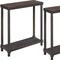 Homeroots Set of Two 24" Espresso Solid Wood End Tables With Shelf, 2PK 515521 - alternate 10