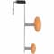 Alba Cubicle Garment Hook, Over Panel, 2 Hook ABAPM2PARTBO - alternate 2