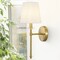 Jonathan Y Olivia 6.5" 1-Light Contemporary Traditional Candlestick Metal/Crystal LED Vanity, Brass Gold JYL9920A - alternate 9