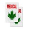 Signmission Medical Cannabis Dispensary, A-Frame & 2 Decals Installed, Heavy-Duty Plastic Frame SBHD-D-2436-Medical Cannabis Dispensary - alternate 5