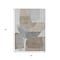 Homeroots 5' X 8' Taupe And Gray Abstract Washable Indoor Outdoor Area Rug 632192 - alternate 9