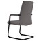 Leisuremod Evander Office Chair in Upholstered Leather and Iron Frame, Grey EGO23GRL - alternate 7