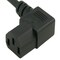 Sanoxy 2 PACK  6ft Universal Right Angle Power Cord NEMA 5-15P to IEC320 C13R SNX-CBL-LDR-PW106-1206 - alternate 2