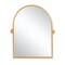 Homeroots 36" Gold Arch Metal Framed Standing Mirror 565106 - alternate 1