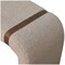 Homeroots 35in Beige and Brown Boucle and Solid Wood Upholstered Bench 723427 - alternate 10