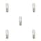 Bulbrite 75W 120V Dimmable Clear T4 Halogen Mini Bulbs, Double-Contact Bayonet BA15D Base, 2900K, 5PK 860812 - alternate 1