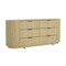 Manhattan Comfort Olivia 60in Double Dresser in Natural Oak and Gold DR010-GNO - alternate 9