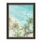 Homeroots SURFING FROM AFAR Black Framed Print Wall Art 529751 - alternate 4