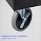 Luxor Tub Shelf Cart, High Density Polyethylene (Shelf)/Polyvinyl Chloride (Leg), 500 lb Load Capacity EC111HD-B - alternate 27