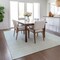Homeroots 8' X 10' Sky Blue And Ivory Geometric Washable Indoor Outdoor Area Rug 602446 - alternate 9
