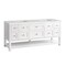 James Martin Vanities Breckenridge 72'' D Vanity, Bright White w/ Ethereal Noctis Top w/FreePower Wireless Charger 330-V72-BW-FENC - alternate 10