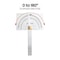 Groz Protractor, Rectangle Head Degree, 6" 01224 - alternate 3