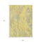 Homeroots 9' X 12' Yellow Purple And Green Abstract Washable Indoor Outdoor Area Rug 600334 - alternate 9