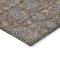Homeroots 10' X 14' Chocolate And Gray Floral Washable Indoor Outdoor Area Rug 582265 - alternate 9