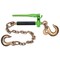 Mytee Products 4PK HiViz Green Folding Handle Ratchet Pro-Binder w/ 3/8in-5/16inGrab Hook 7100WLL, 4PK CBRS-FH38-C-SGHx4 - alternate 9
