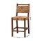 Bali & Pari Cordoba Bohemian Natural Seagrass and Mahogany Wood 2-Piece Counter Stool Set 249-2PC-13843-ZORO - alternate 9