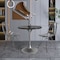 Leisuremod Round 27.55 in W, 29.34 in L, Sintered Stone/Stainless Steel, Black VT20BS-27BLS - alternate 8