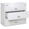 Fireking 3 Drawer, 1 Hr Fire & Impact Rated, 44" Wide Lateral Arctic White 3-4422-CAW - alternate 3