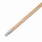 Boardwalk Metal Tip Threaded Hardwood Broom Handle, 0.94in dia x 60in, Natural BWK136 - alternate 15