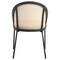 Leisuremod Urbane Collection Modern Dining Chair With Wicker back in Taupe, 4PK UC21WTP4 - alternate 10