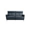 Homeroots 73" Blue Leather Reclining USB Sofa 719569 - alternate 1