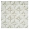 Apollo Tile Lucenza 12x12 in. Beige Matte Recycled Glass Petal Mosaic Tile (10.6 sq ft/case) 10PK APLGIO88RNGBEIA - alternate 1