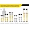 Toolpro Adjustable Stilts Magnesium, 24in to 40in With Soft Straps TP02441 - alternate 7