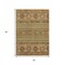 Homeroots 3' X 5' Beige Taupe And Gold Tribal Washable Indoor Outdoor Area Rug 615392 - alternate 8
