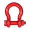 Mytee Products 1 in Anchor Shackle Forged Carbon Steel w/Safety Screw Pin 17,000 lbs WLL, 4PK SHACKLE-ANCHOR-BT-1x4 - alternate 8