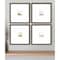 Homeroots Set Of Four Petite Placid Gold Framed Print Wall Art, 4PK 416363 - alternate 4