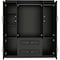 Homeroots 71" Black Wood Six Door Two Drawer Combo Dresser 617968 - alternate 14