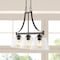 Jonathan Y Jayden 36" 3-Light Industrial Farmhouse Iron/Glass Linear LED Pendant, Oil Rubbed Bronze/Clear JYL7590A - alternate 10