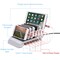 Trexonic 10.2A 6-Port USB Charging Station with 6 Device Slots, Silver TRX-USB61000SLVR - alternate 9