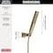 Delta Universal Showering Components H2OKinetic Hand Shower 1.75 GPM Wall-Mount 4S 55140-CZ-PR - alternate 7